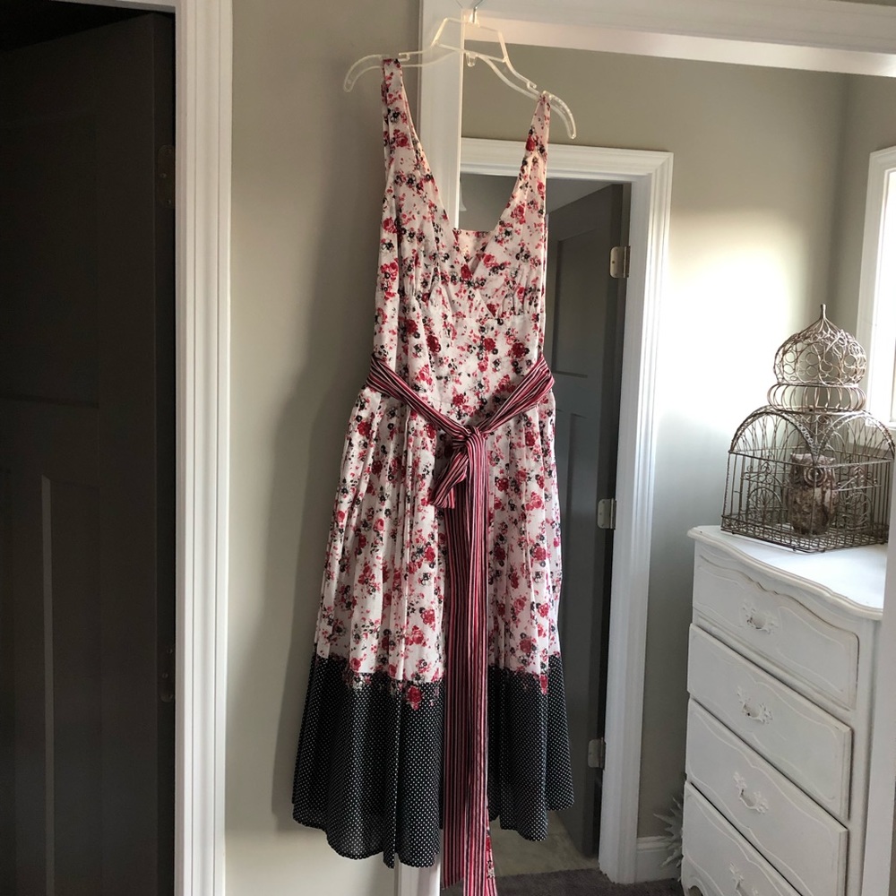 Lapis Floral Sundress